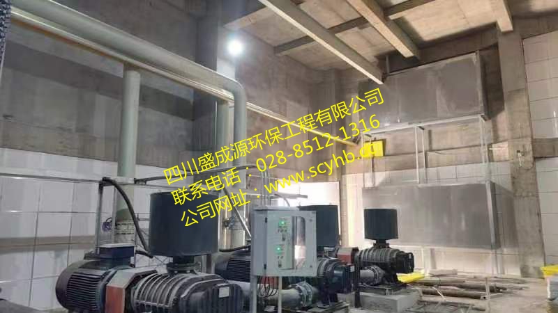 宜宾丰瑞钙业厂房罗茨风机降噪项目
